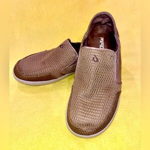 OLUKAI Nohea Mesh Tan Men’s US 10.5  EU 43.5   Great Condition
